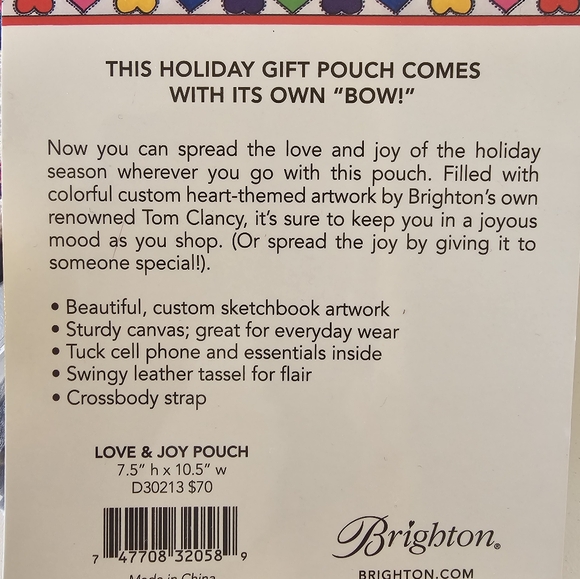 Brighton Collectibles Love & Joy Pouch - Picture 5 of 5